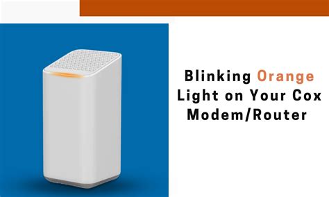 router blinking orange